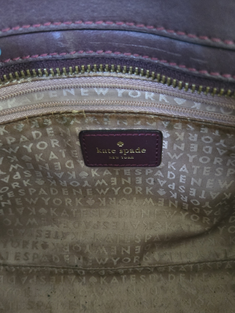 kate spade Moon & UFO Crossbody Bag - Burgundy - Picture 8 of 12